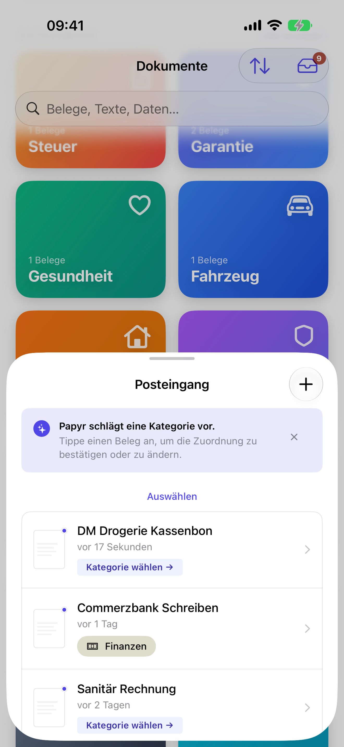 Papyr app screenshot